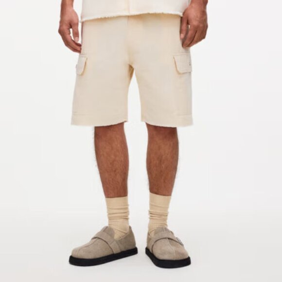 BNWT SS25 OAS ECRU MITTY CANVAS SHORTS M - Picture 12 of 12
